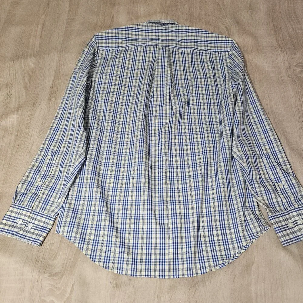 Lot Of 2 Mens Size M Banana Republic Non Iron Slim Fit Button Up Shirts Colorful
